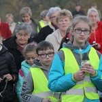 Procesja różańcowa do Jana Pawła II