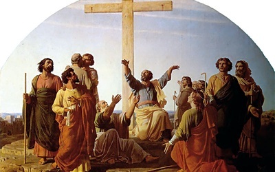 Charles Gleyre
Apostołowie wyruszają głosić Ewangelię
olej na płótnie, 1845
Muzeum Girodet, 
Montargis (Francja)