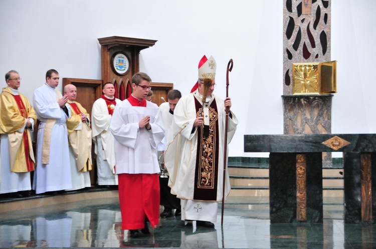 Poświęcenie nowego koscioła w Chełmie