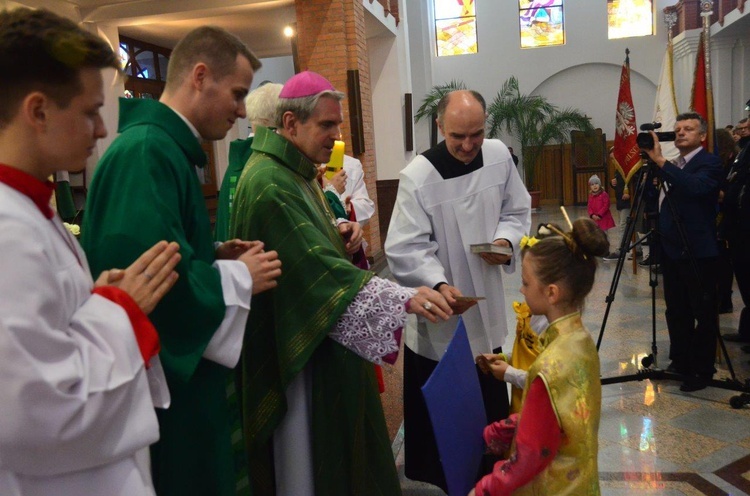 Poświęcenie kościoła w Gorzycach