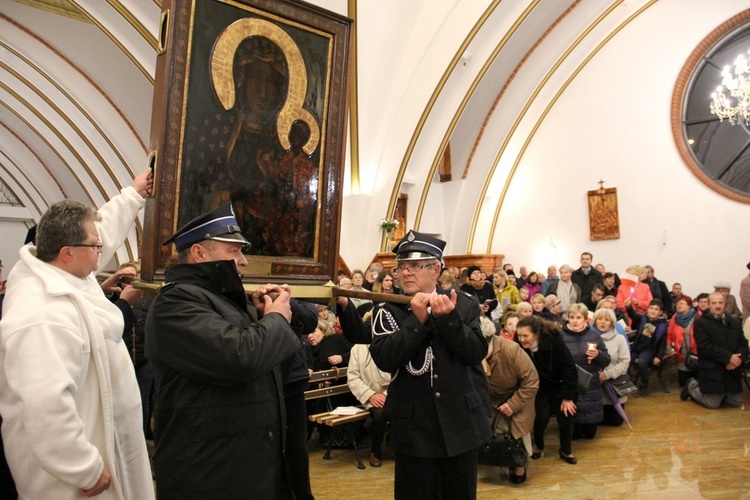 Powitanie w parafii św. Jana Chrzciciela w Mińsku