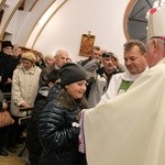 Powitanie w parafii św. Jana Chrzciciela w Mińsku