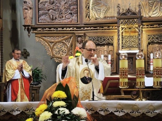 Relikwie bł. Jakuba Strzemię w Wilamowicach