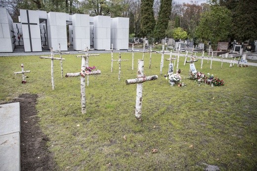 Ekshumacje na Łączce. Wystawa