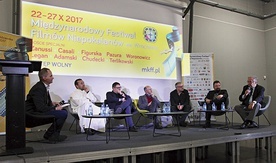 Podczas debaty  w Centrum Historii „Zajezdnia”.