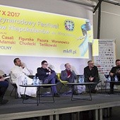 Podczas debaty  w Centrum Historii „Zajezdnia”.