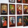  Większość XIX-wiecznych malunków na szkle przedstawia katolickich świętych.