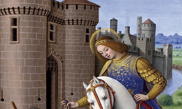 Jean BourdichonŚw. Marcin i żebrak iluminacja, 1503–1508Godzinki Anny Bretońskiej, Francuska Biblioteka Narodowa, Paryż