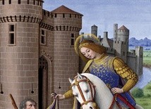 Jean BourdichonŚw. Marcin i żebrak iluminacja, 1503–1508Godzinki Anny Bretońskiej, Francuska Biblioteka Narodowa, Paryż