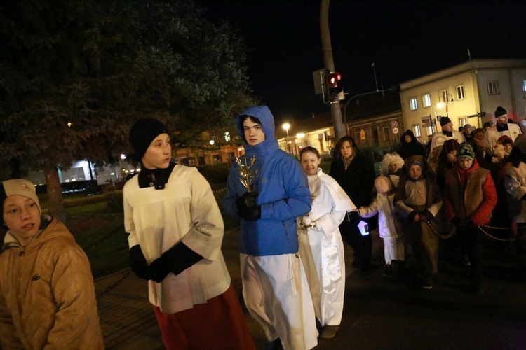 Procesja różańcowa w Żabnie