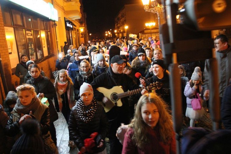 ​"Marsz świętych ze Świętymi" w Świebodzinie
