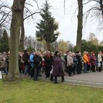 Nabożeństwo na cmentarzu Centralnym w Gliwicach