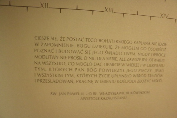 Poświęcenie Kaplicy Świętych Zesłańców i Męczenników Wschodu