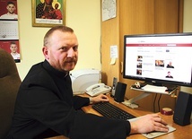 Ks. Łukasz Antczak zaprasza do częstego korzystania z serwisu internetowego diecezji.