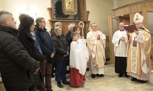 Podczas poświęcenia nowych konfesjonałów