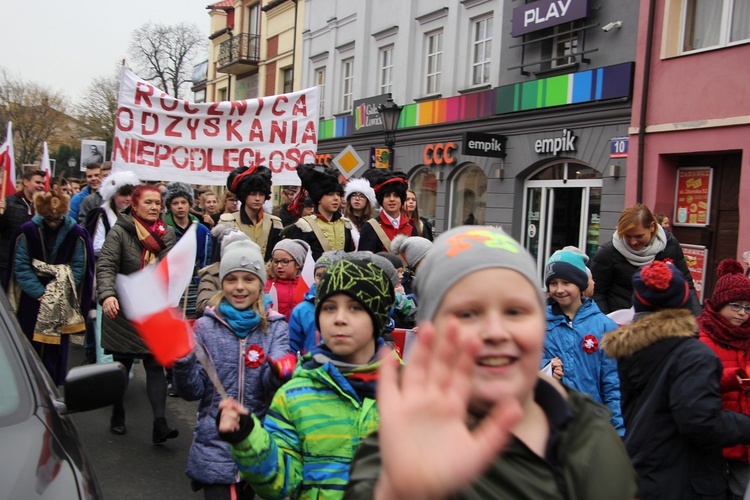 Marsz patriotyczny w Łowiczu