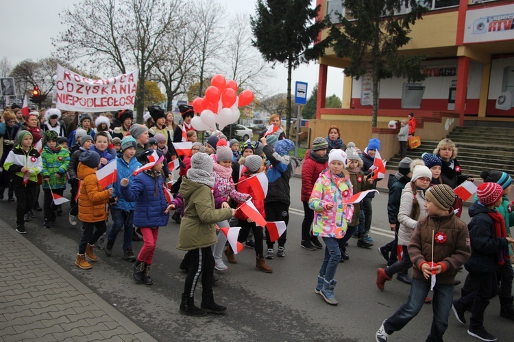 Marsz patriotyczny w Łowiczu