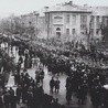 Manifestacja patriotyczna na ulicach Lublina w 1918 roku