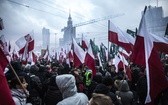 Tysiące flag pod hasłem "My chcemy Boga" 