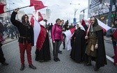 Tysiące flag pod hasłem "My chcemy Boga" 