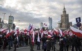 Tysiące flag pod hasłem "My chcemy Boga" 