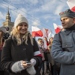 Tysiące flag pod hasłem "My chcemy Boga" 