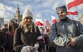 Tysiące flag pod hasłem "My chcemy Boga" 