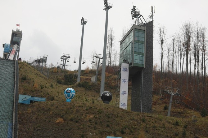 Skocznia im. A. Małysza w Wiśle przed inauguracją PŚ 2017