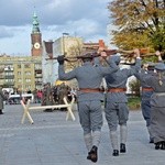 Widowisko batalistyczne "Za Polskę" w centrum Wrocławia