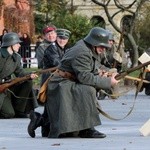 Widowisko batalistyczne "Za Polskę" w centrum Wrocławia