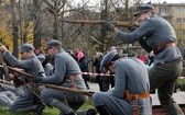 Widowisko batalistyczne "Za Polskę" w centrum Wrocławia