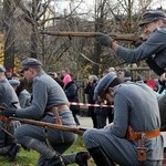 Widowisko batalistyczne "Za Polskę" w centrum Wrocławia