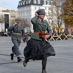 Widowisko batalistyczne "Za Polskę" w centrum Wrocławia