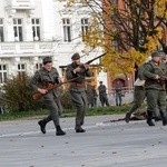 Widowisko batalistyczne "Za Polskę" w centrum Wrocławia