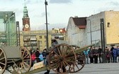 Widowisko batalistyczne "Za Polskę" w centrum Wrocławia