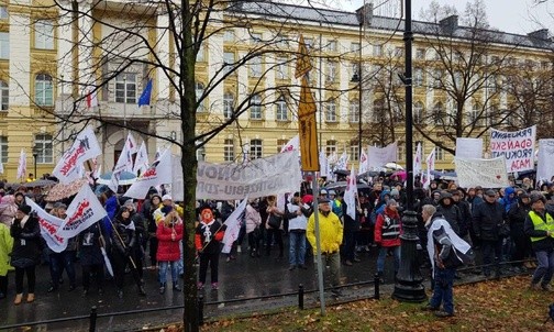 Głośno walczą o swoje 