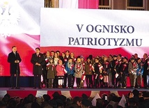 Andrzej Duda na ognisku patriotycznym w Stalowej Woli.