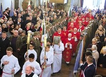 ▲	Uroczystość oficjalnego ogłoszenia patronatu nad miastem.