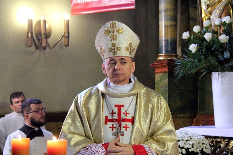 Poświęcenie figury w Dziećmorowicach