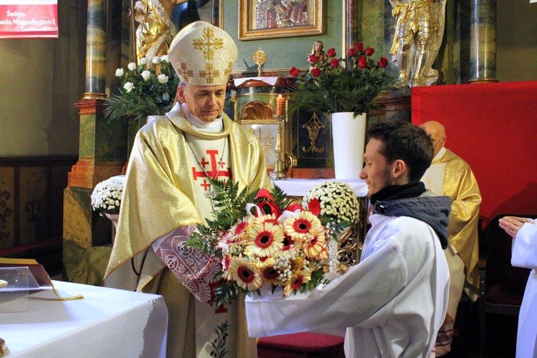 Poświęcenie figury w Dziećmorowicach