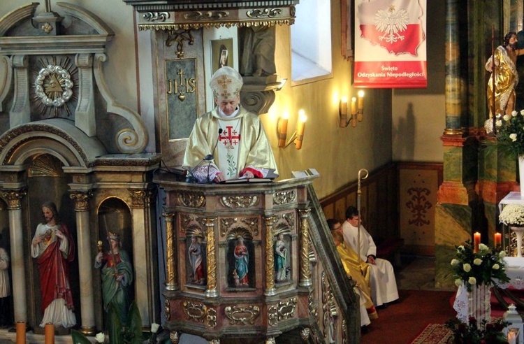 Poświęcenie figury w Dziećmorowicach