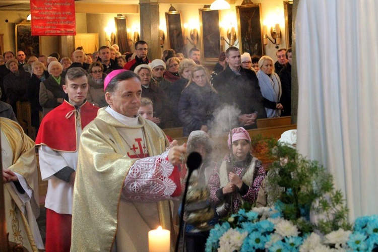 Poświęcenie figury w Dziećmorowicach