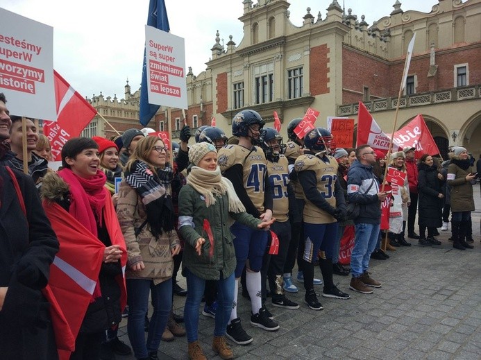Marsz Szlachetnej Paczki w Krakowie
