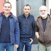 Grzegorz Giercuszkiewicz, Andrzej Sitarz i Lech Malinowski - odpowiedzilani za organizację 1. Światowego Dnia Ubogich w Bielsku-Białej