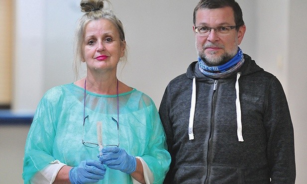 Małgorzata Sławińska i Andrzej Pierzchała w PKD w Lublinie.