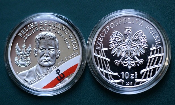 Moneta z żołnierzem niezłomnym