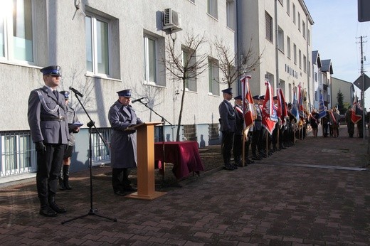 Odsłonięcie tablicy pamiątkowej w Łowiczu