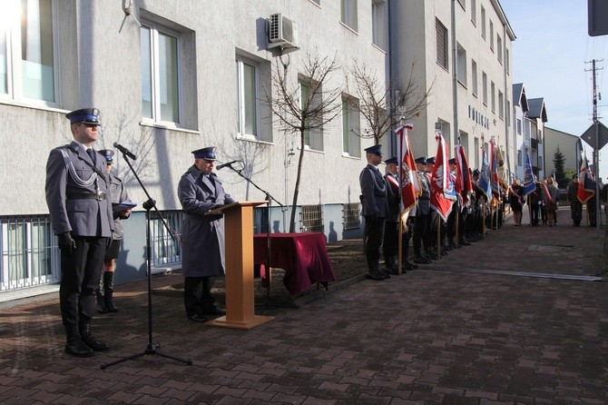 Odsłonięcie tablicy pamiątkowej w Łowiczu