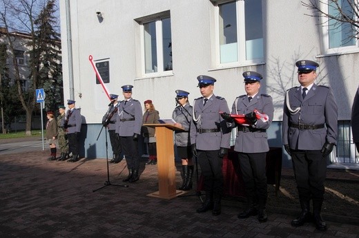 Odsłonięcie tablicy pamiątkowej w Łowiczu