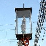 Poświęcenie figury św. Katarzyny na dworcu w Gliwicach